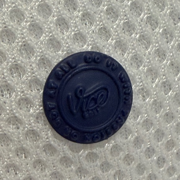 Vice Golf Flat Brim Trucker Hat White Mesh Brown Logo Squad - Picture 5 of 8